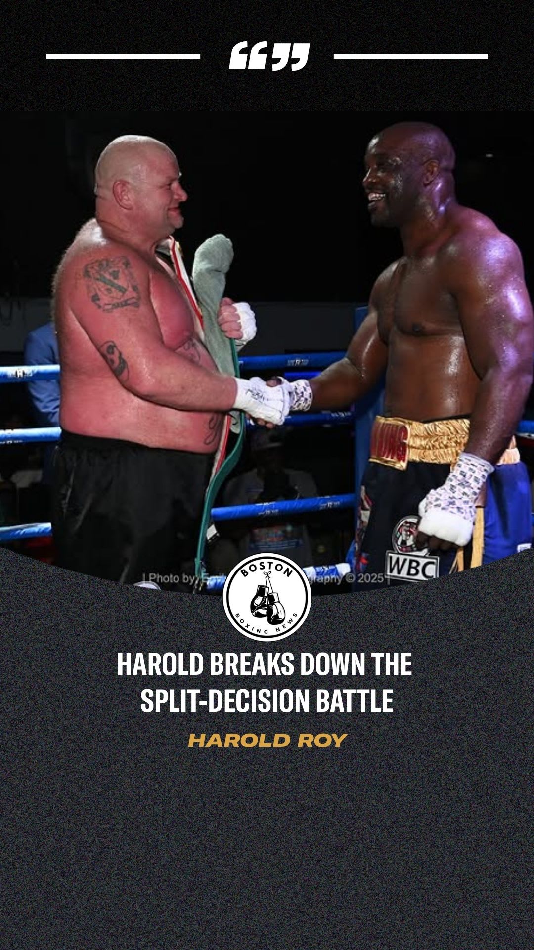 Harold Roy: Harold Breaks Down The Split-decision Battle | Press Interview