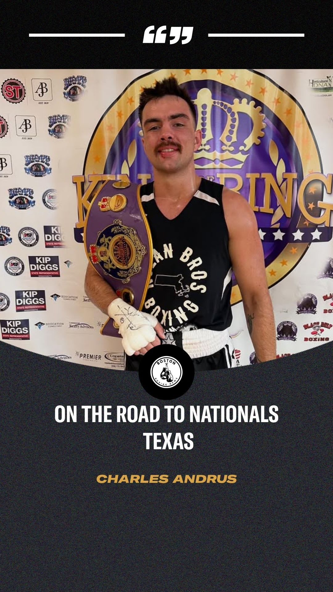 Charles Andrus: On The Road To Nationals Texas | Press Interview