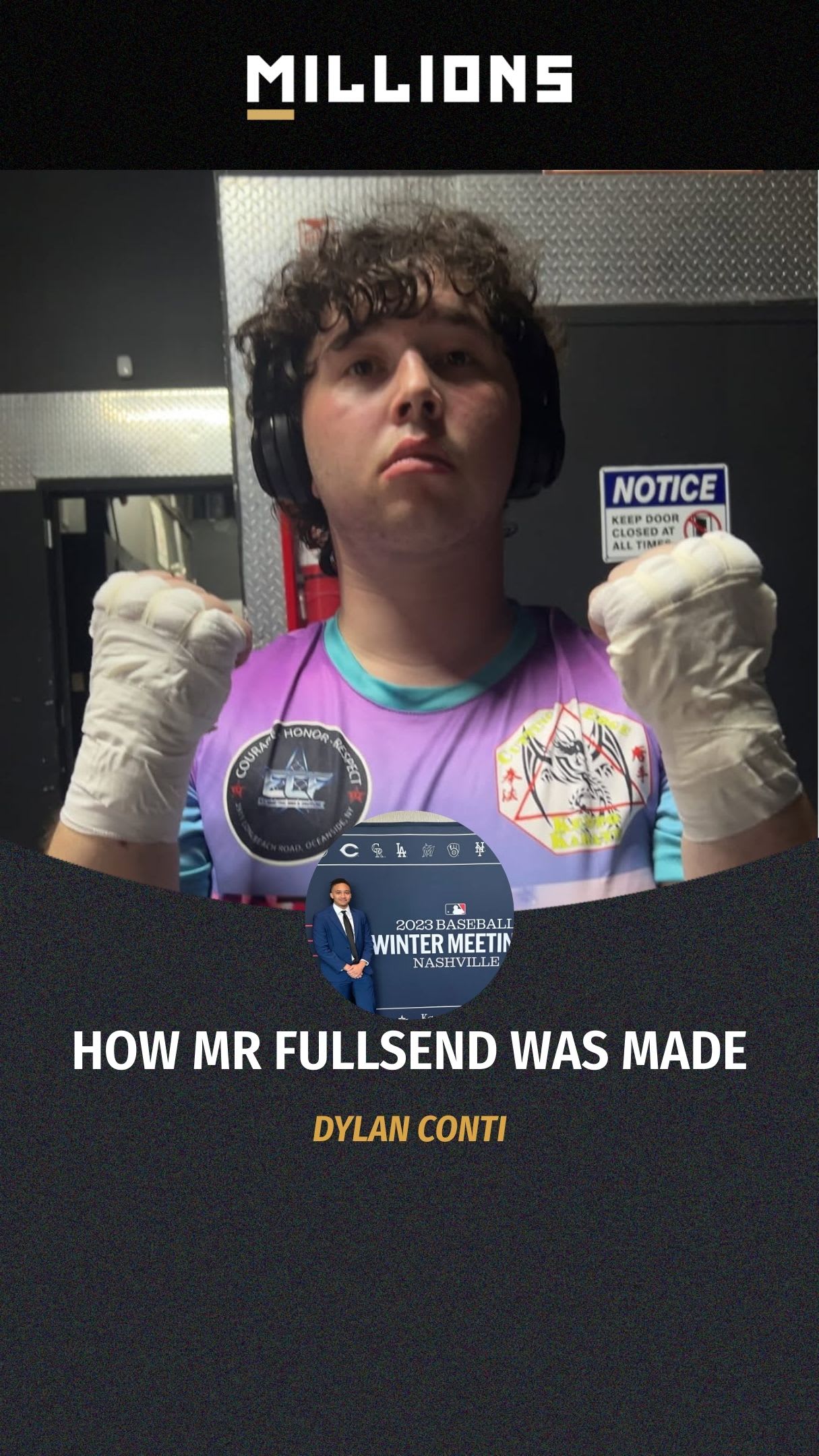 Dylan Conti: How Mr Fullsend Was Made | Press Interview
