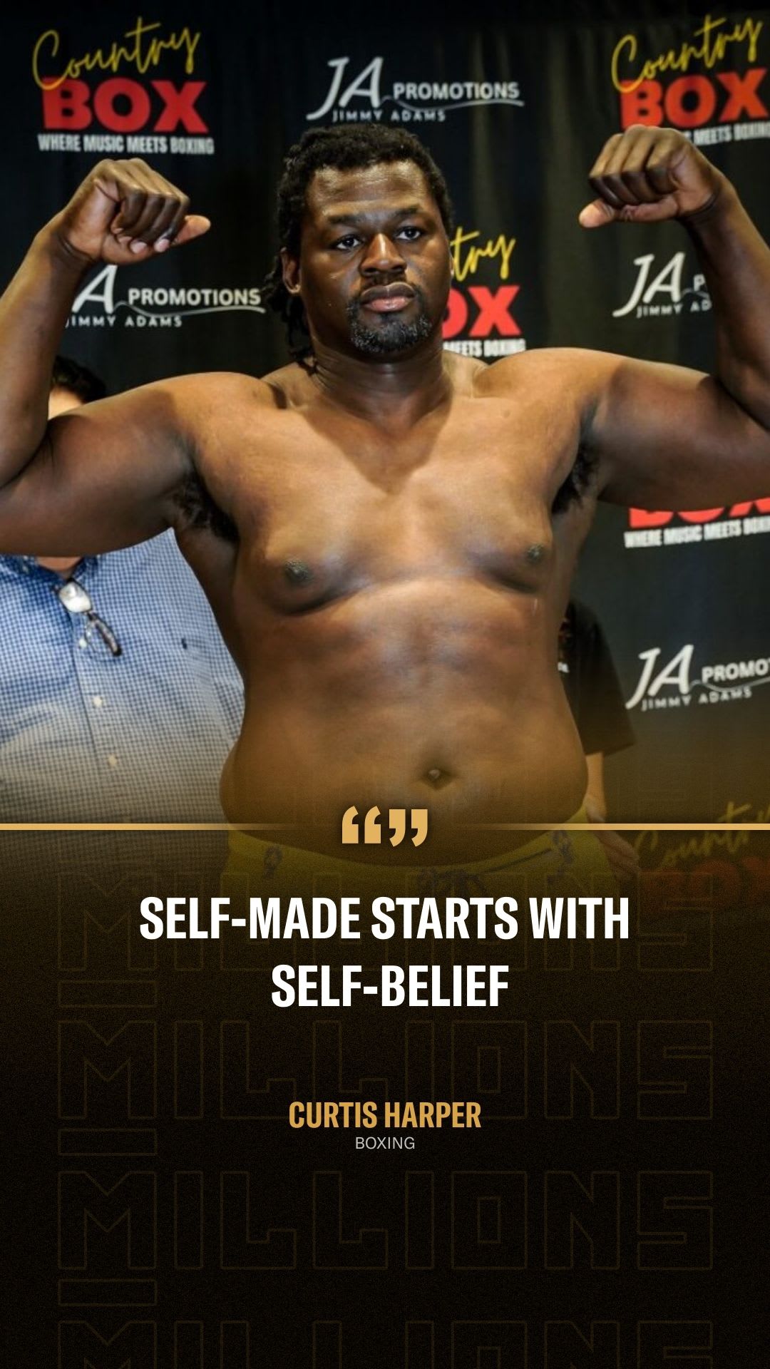 Curtis Harper: Self-made Starts With Self-belief | Press Interview