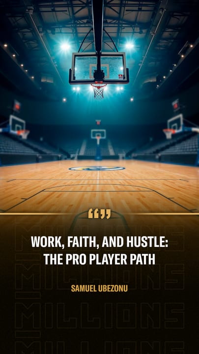 Samuel Ubezonu: Pro Basketball Advice – Faith, Reality, & Hard Work! | Press Interview