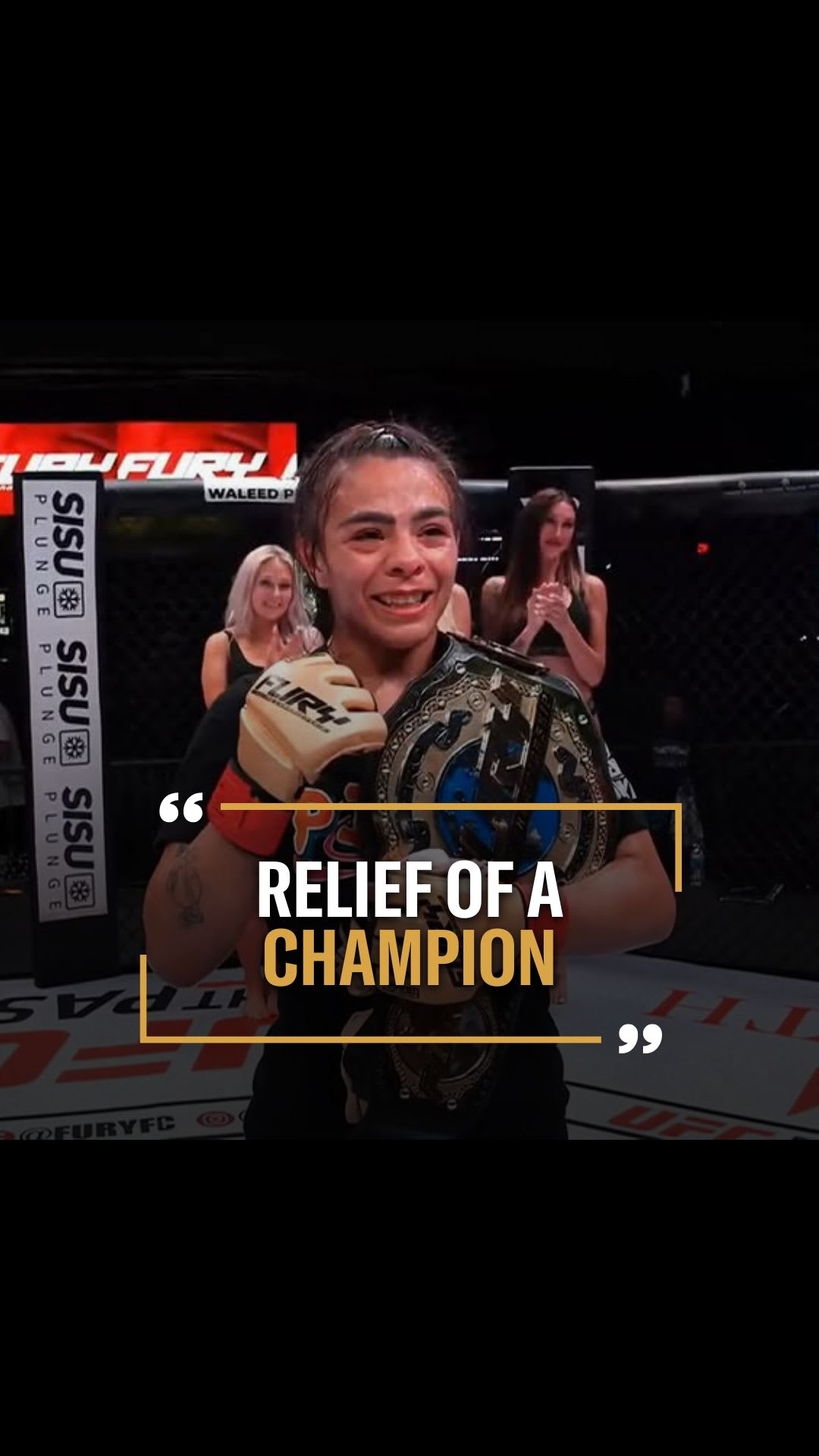 Andrea Amaro: Champ's Relief – Belt Secured! | Press Interview