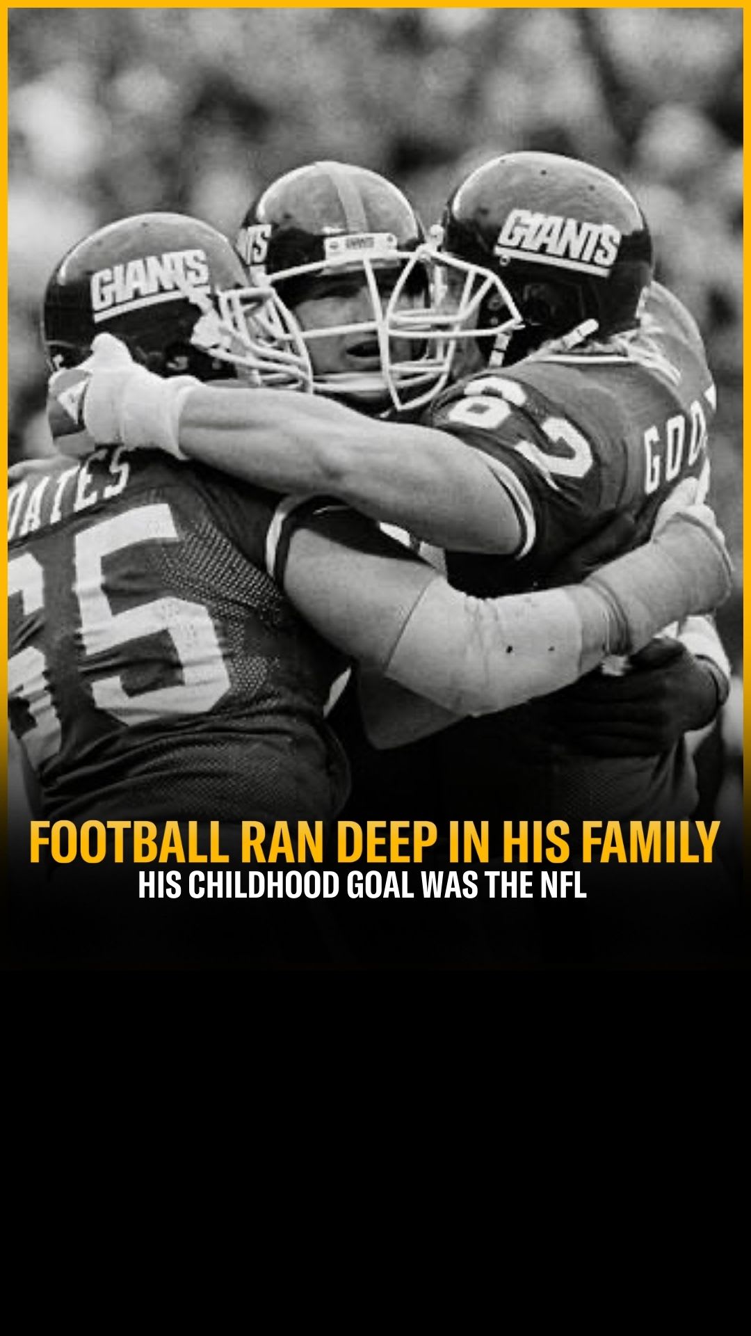 Conrad Goode: Football Was In His Blood | Press Interview