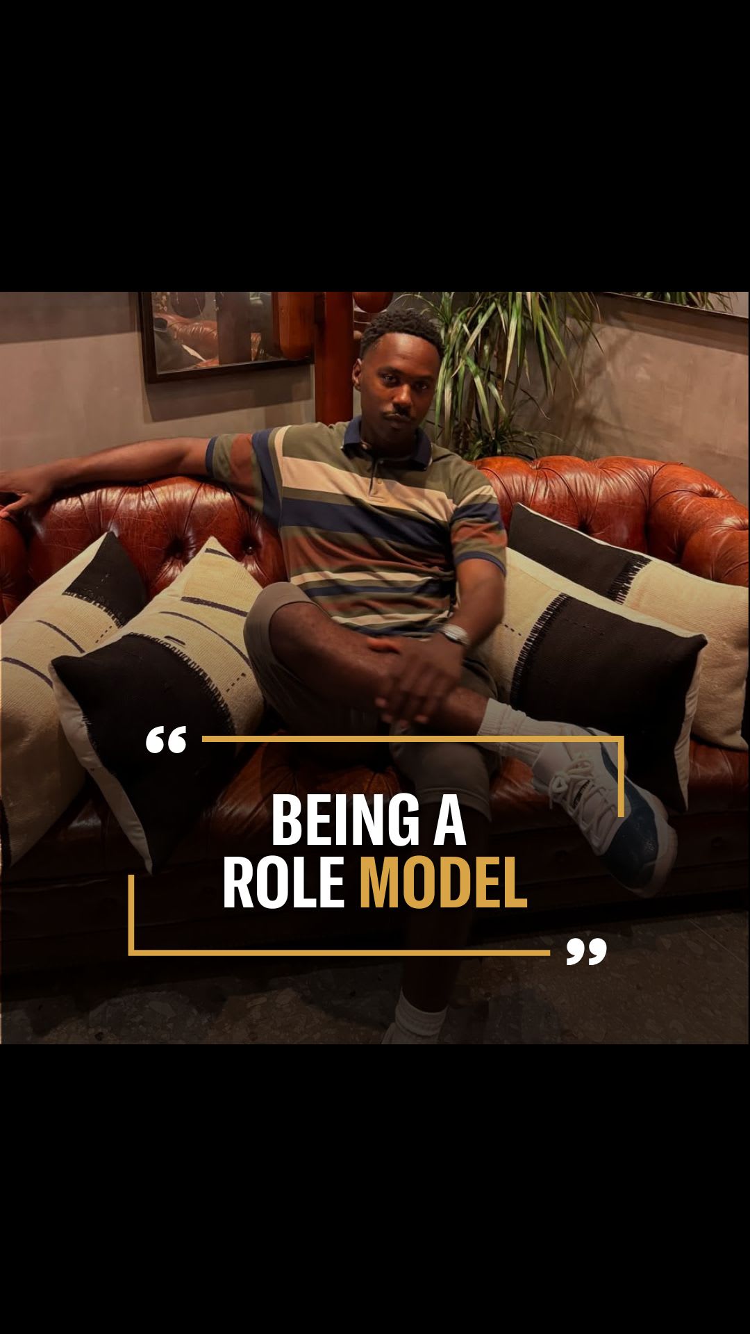 Denzel Hines: Being a Role Model | Press Interview