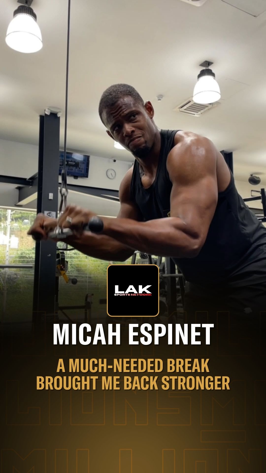 Micah Espinet: Balancing Life, Work, and Training | Press Interview