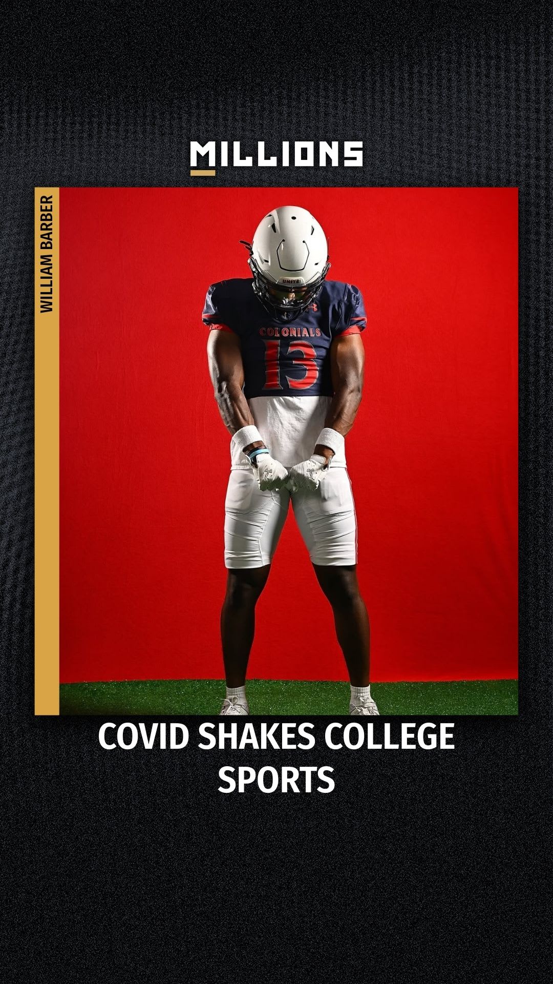 William Barber: COVID Shakes College Sports | Press Interview