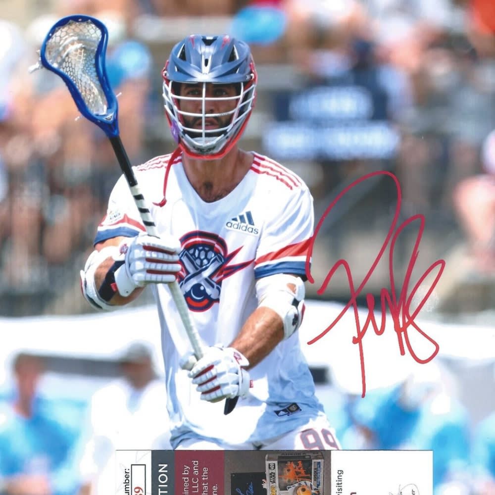 Paul Rabil Boston Cannons Signed Poster