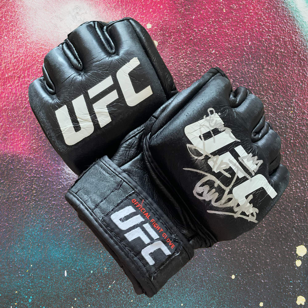 UFC Fight Worn Gloves, Signed by Sijara Eubanks