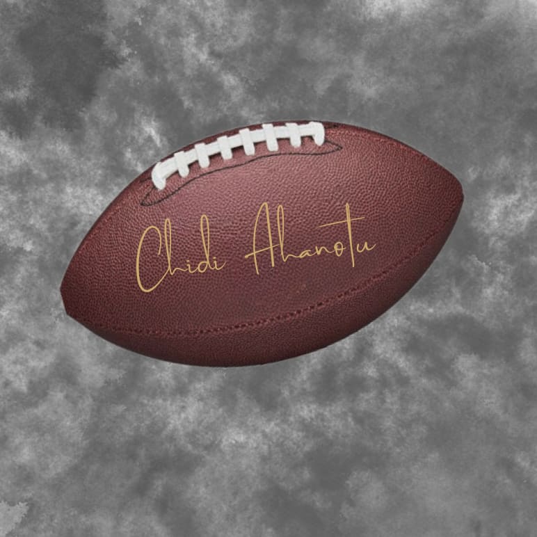 Chidi Ahanotu	Autographed Football
