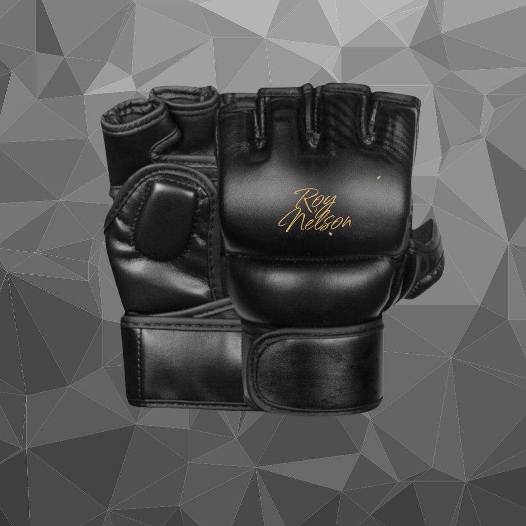 Roy"Big Country" Nelson Autographed MMA Gloves