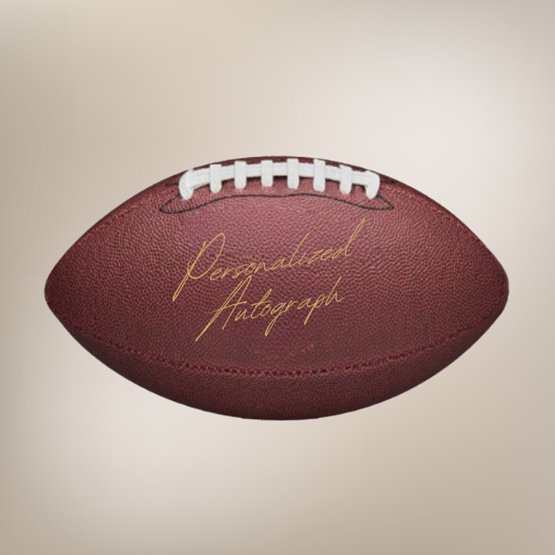 Limited Edition Reggie Smith Autographed Football