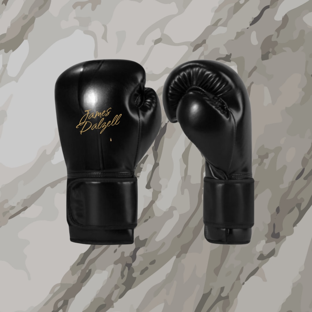 James Dalzell Autographed Boxing Gloves