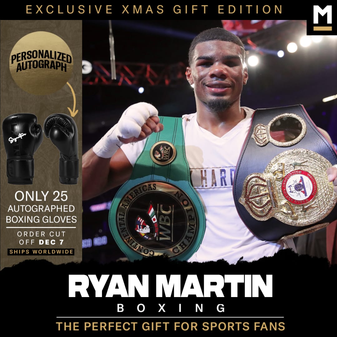 Ryan Martin  Autographed Boxing Gloves