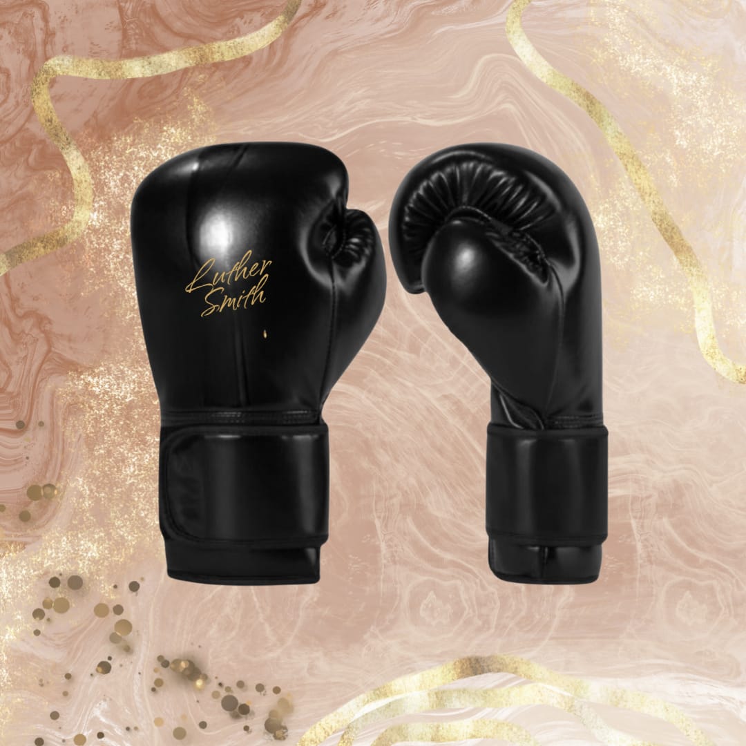 Luther “Lights Out” Smith  Autographed Boxing Gloves