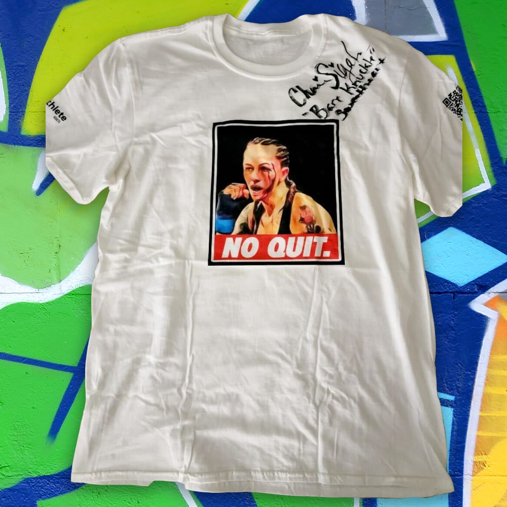 Limited Edition Charisa "Sweetheart Sigala" Signed Worn Fight Shirt