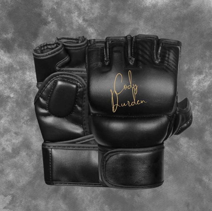 Limited Edition Cody Durden Autographed MMA Gloves