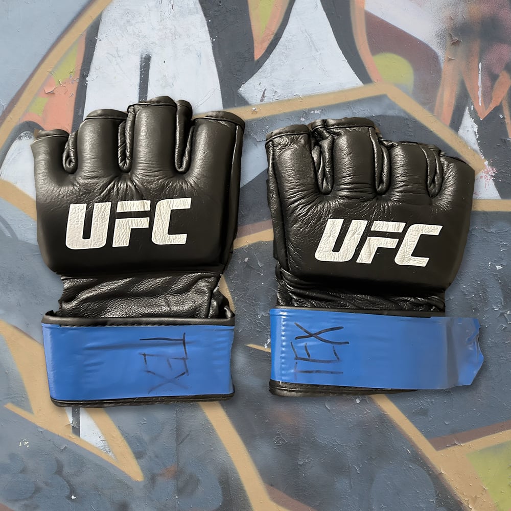UFC Fight Worn Gloves Signed by Josh Emmett (Emmett vs Kattar, June 18, 2022)