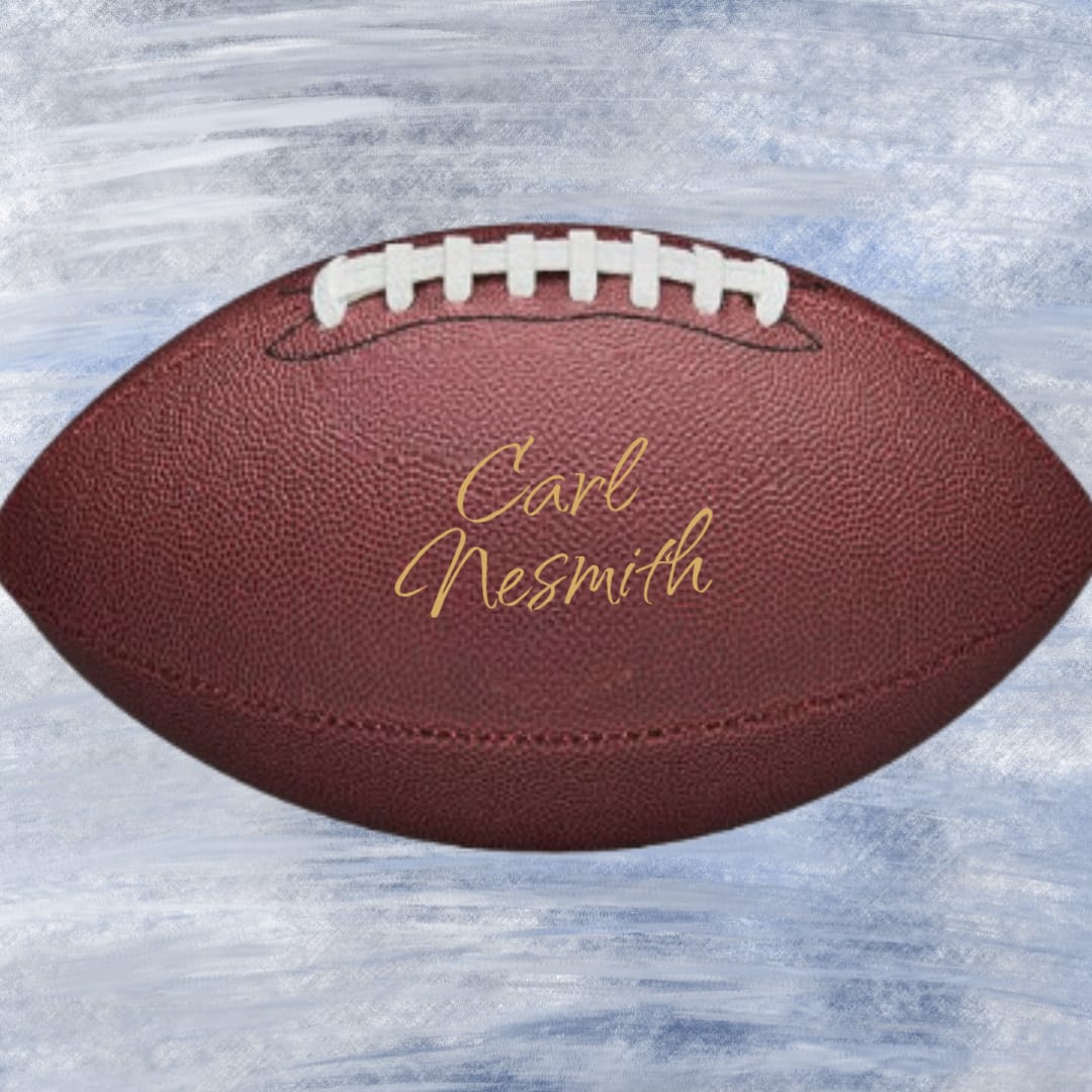 Carl  " The Butcher "Nesmith Autographed Football