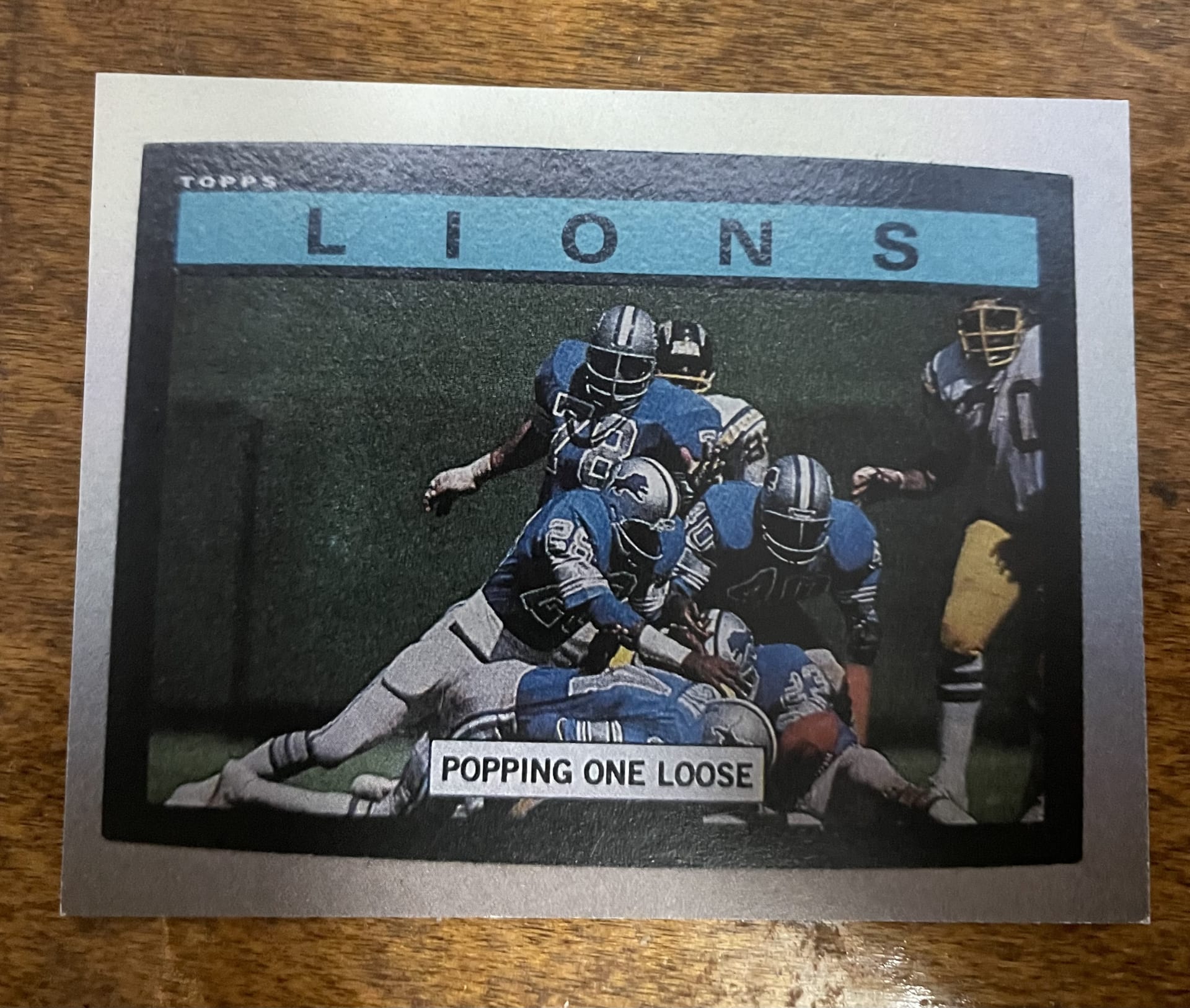 Detroit Lions Top Card