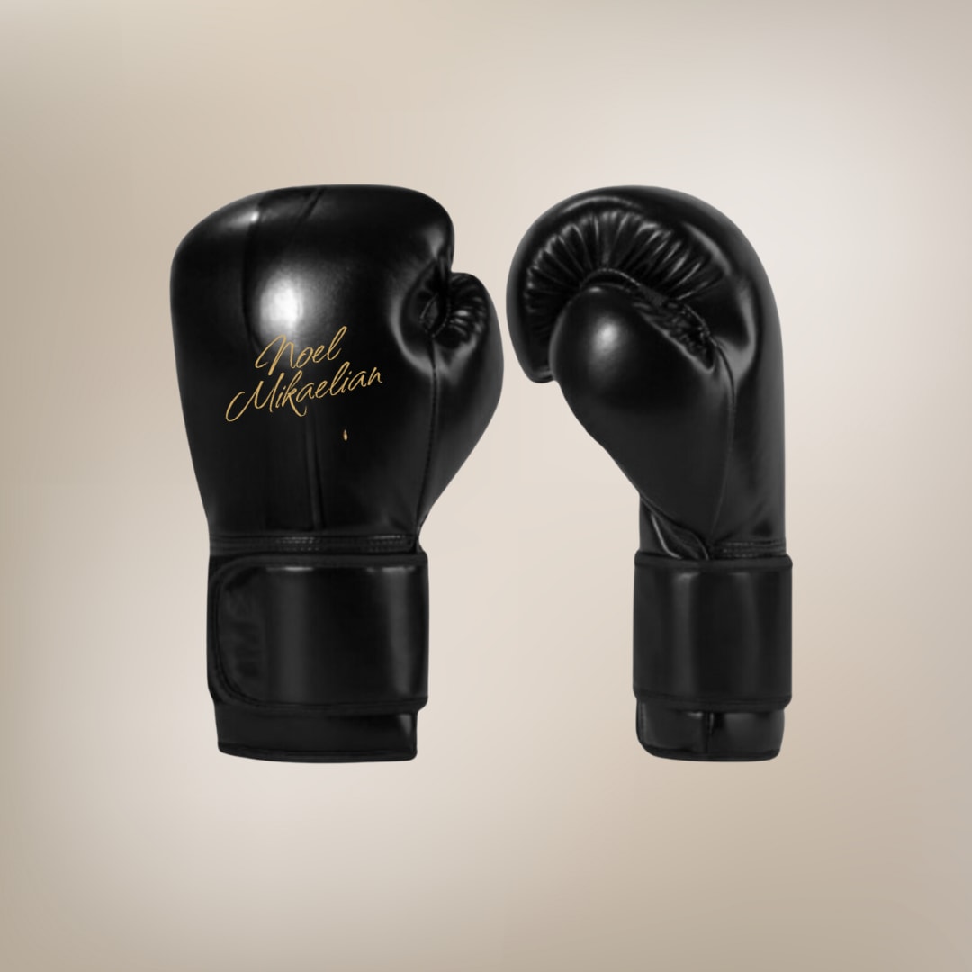 Noel Mikaelian Autographed Boxing Gloves