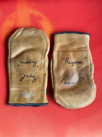 Regis Prograis Autographed Old-School Boxing Gloves