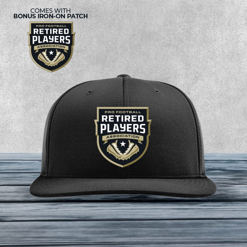 Pro Football Retired Players Association Snap Back Hat + Bonus Iron-On Patch 