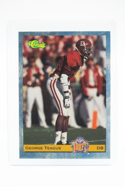 George Teague Signed NFL Draft Card