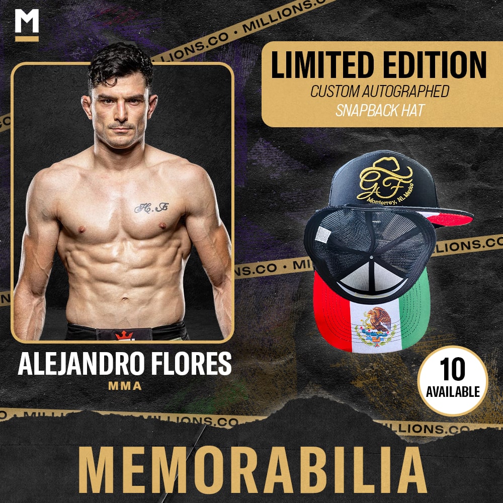 Limited Edition Custom Autographed Snapback Hat by Alejandro Flores