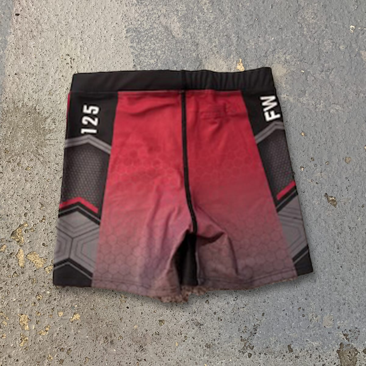 PFL Shorts Red AUTOGRAPHED & Worn by Kaytlin Neil