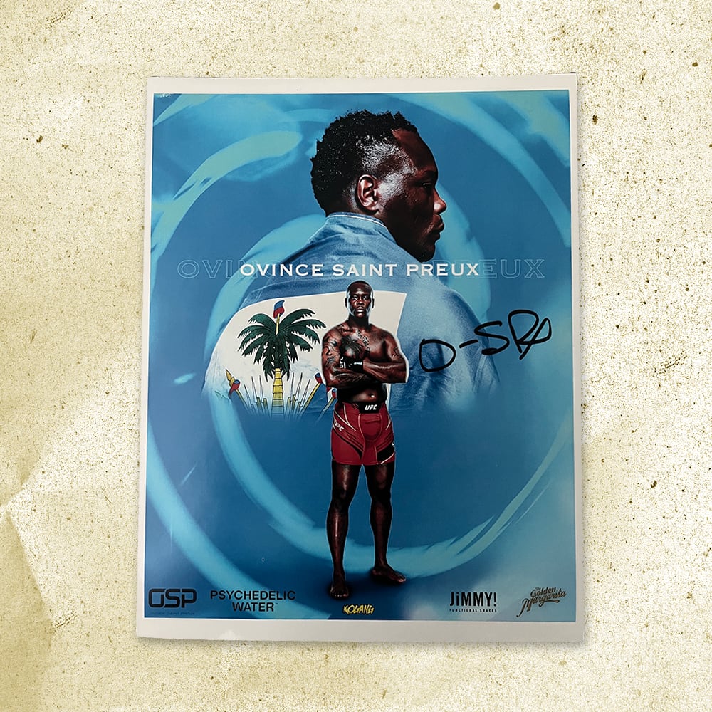 Ovince Saint Preux Authentic Signed Poster