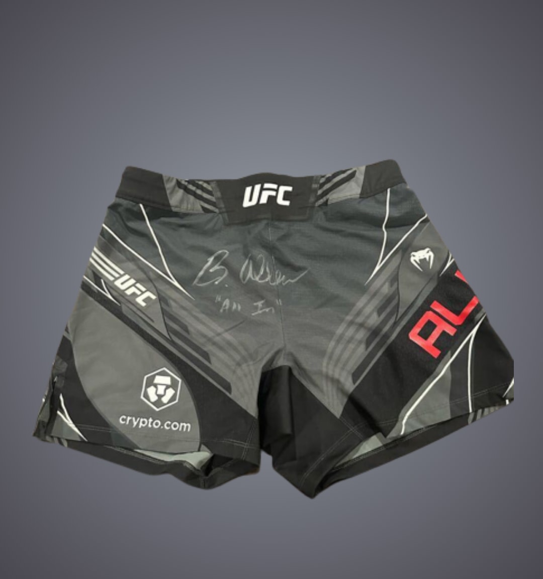 Brendan Allen Fight-Worn Autographed Shorts 