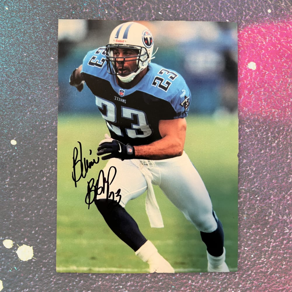 Legendary Blaine Bishop Signed Photo