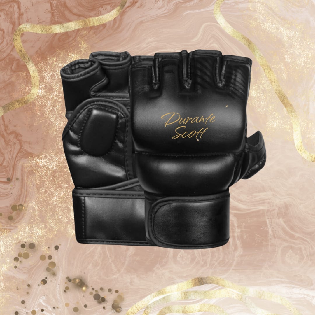Durante Scott Autographed MMA Gloves