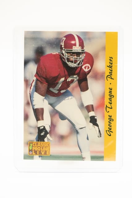 George Teague Signed Alabama Player Card
