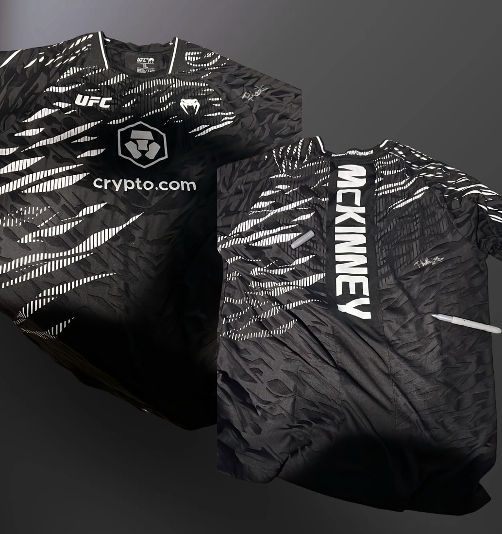 Terrance McKinney Autographed UFC Walk Out Shirt