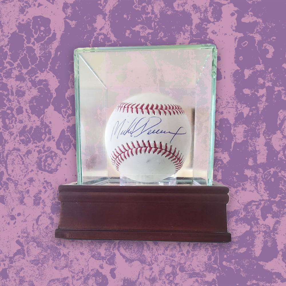 Michael Devereaux Signed Baseball