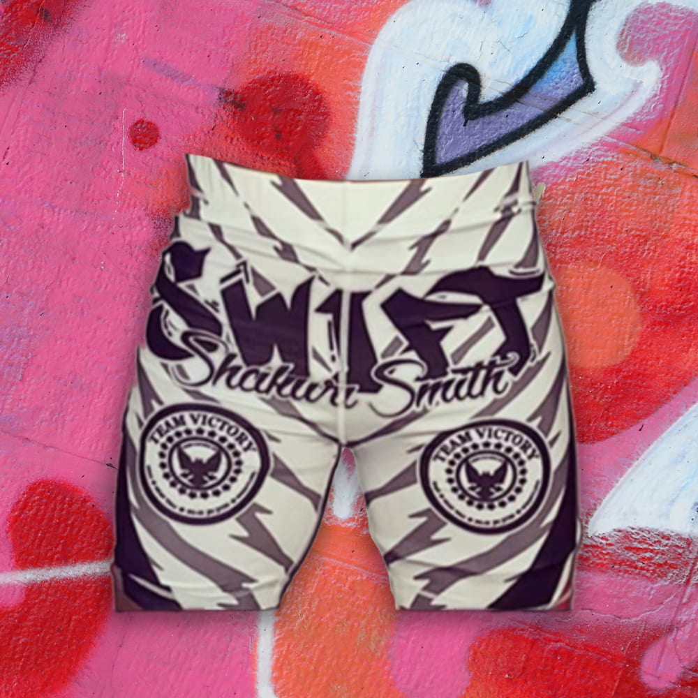 Elijah Smith Fight Worn "SWIFT" Shorts