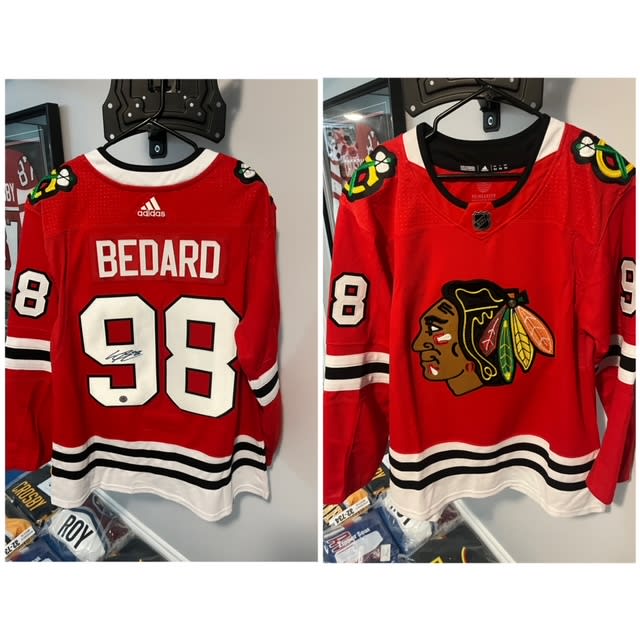 Autographed Connor Bedard Chicago Blackhawks Jersey