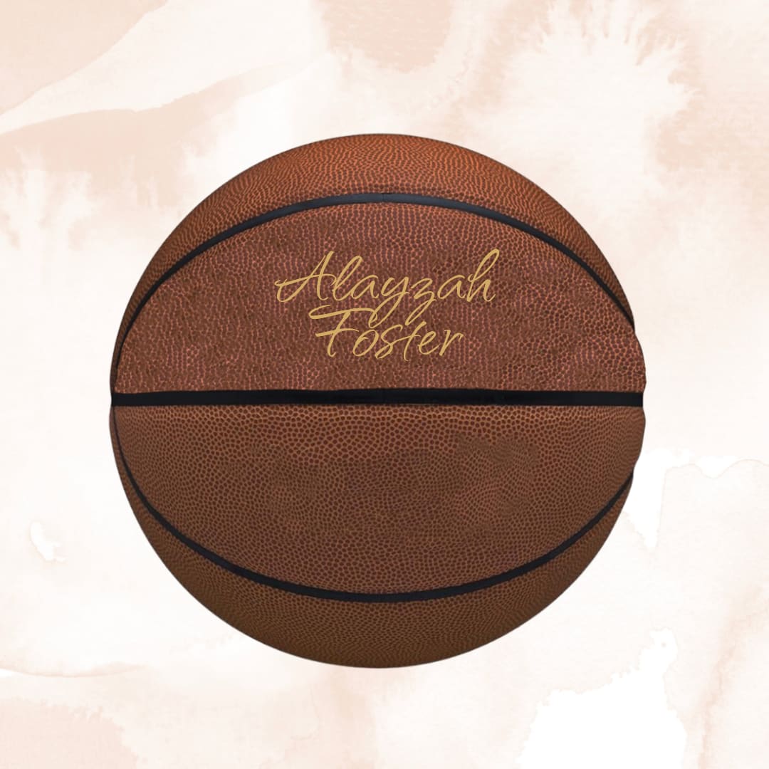 Alayzah "Lay" Foster Autographed Basketball