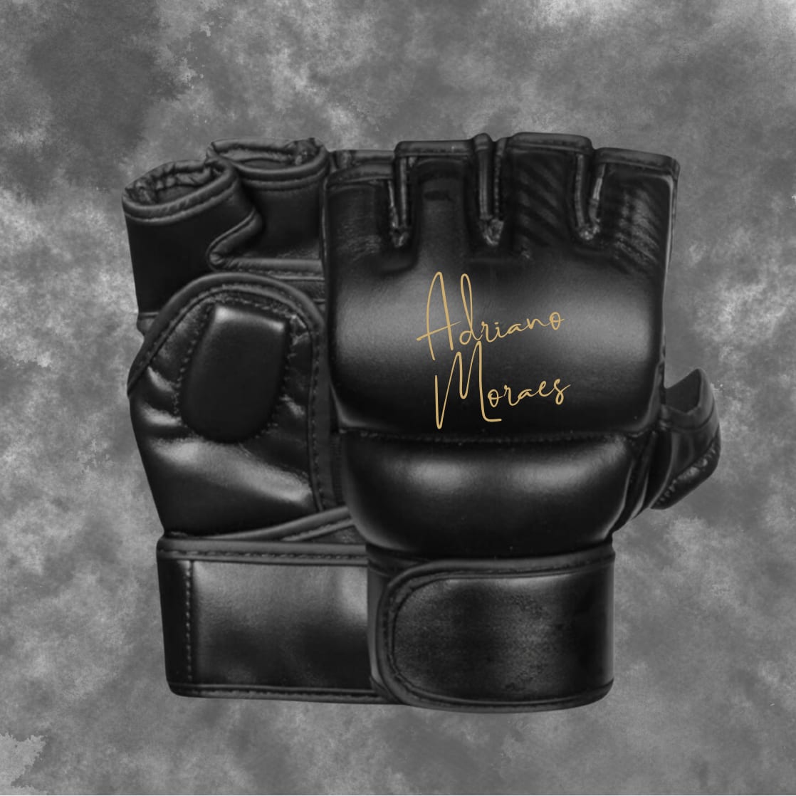 Adriano Moraes Autographed MMA Gloves