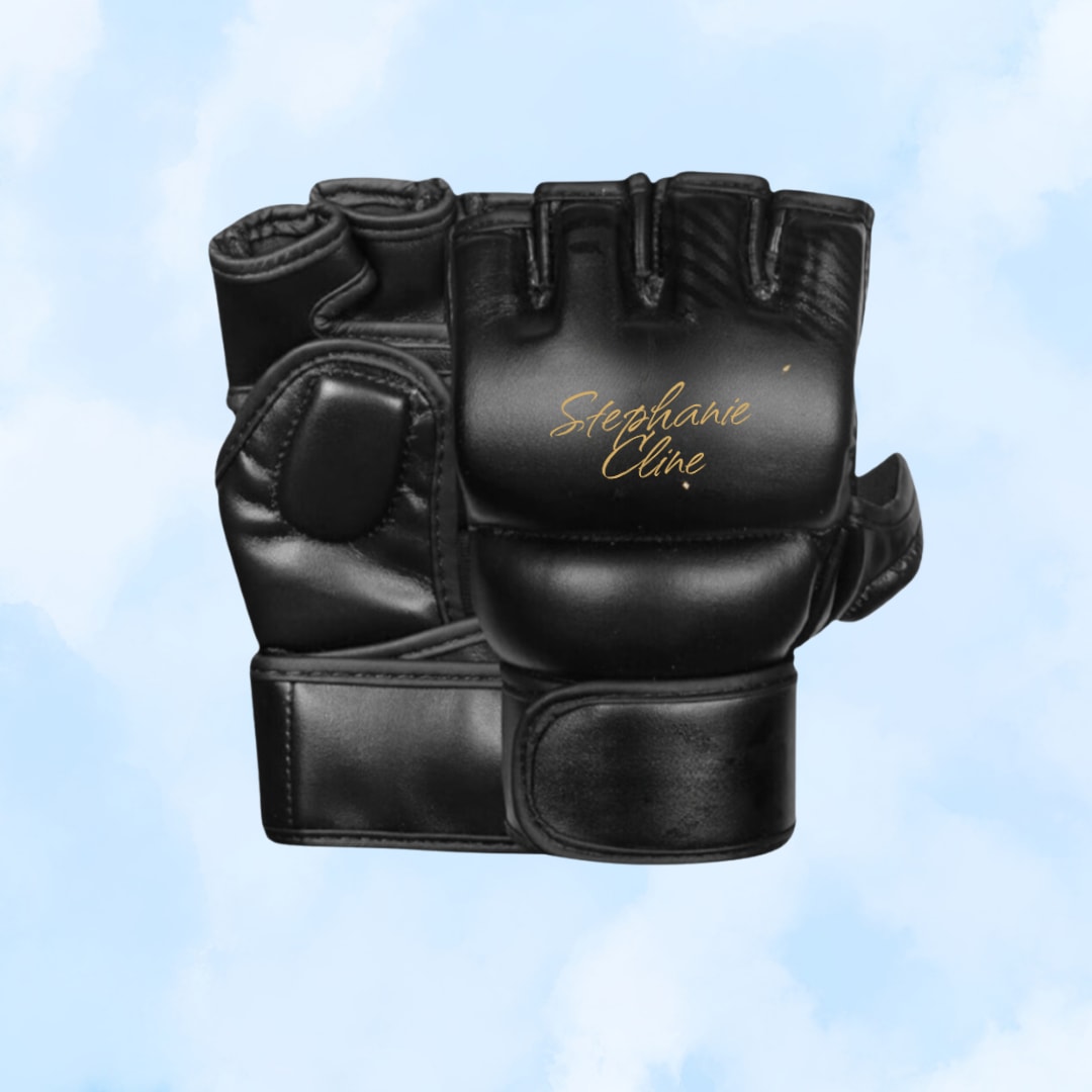 Stephanie "Rampage" Cline Autographed MMA Gloves
