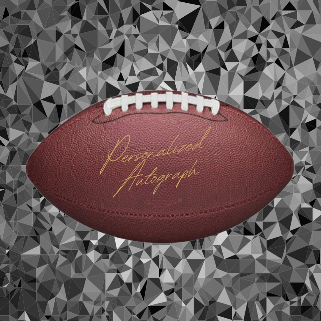 Limited Edition Mike Bass Autographed Football