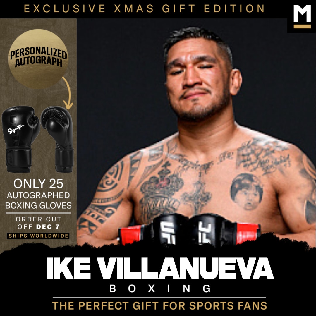 Isaac Villanueva Autographed Boxing Gloves