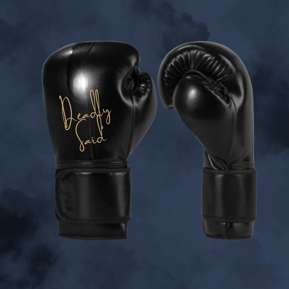 Deadly Said Autographed Boxing Gloves