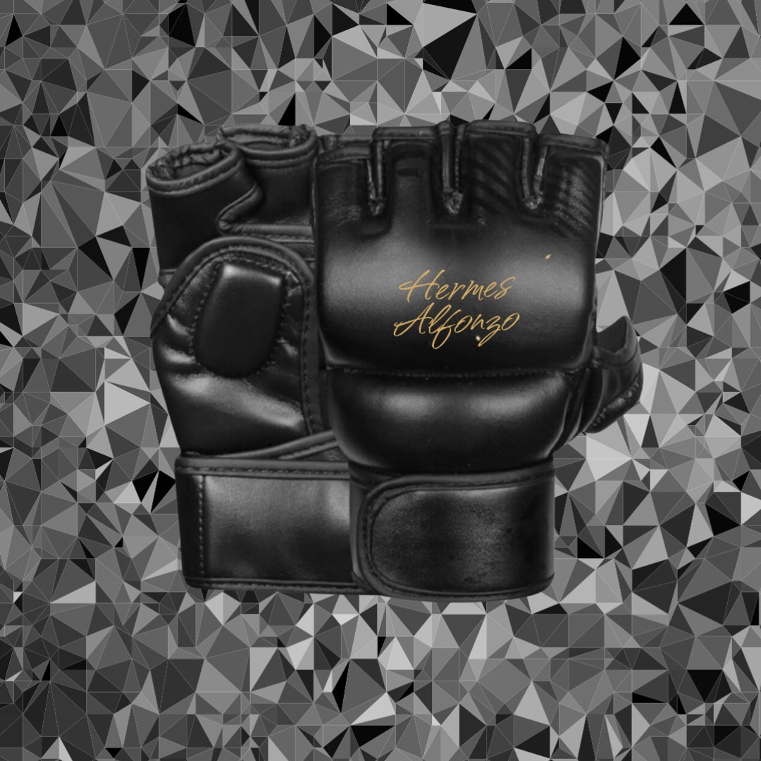 Hermes Alfonzo Autographed MMA Gloves