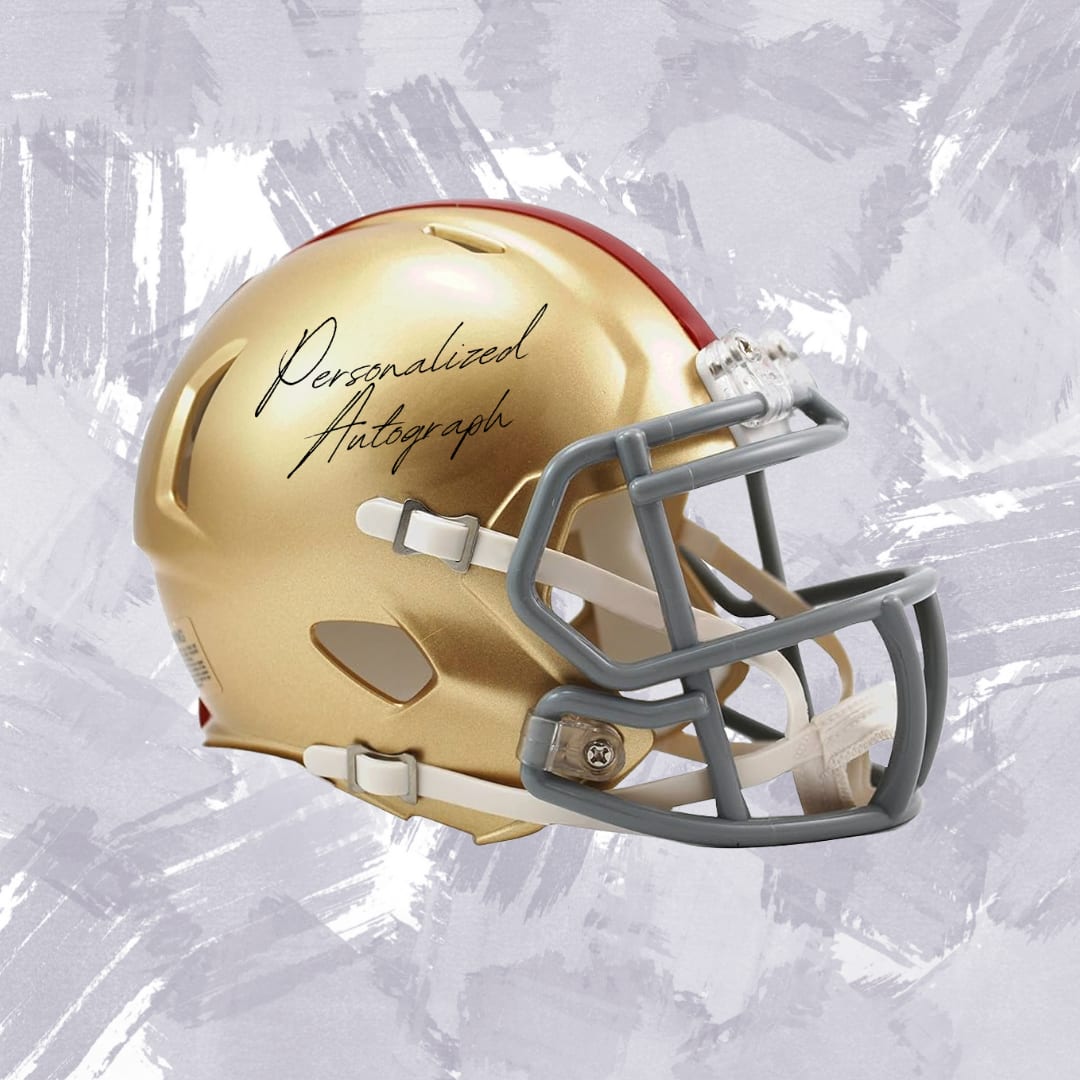 Limited Edition Matt Wilhelm Autographed Mini Helmet