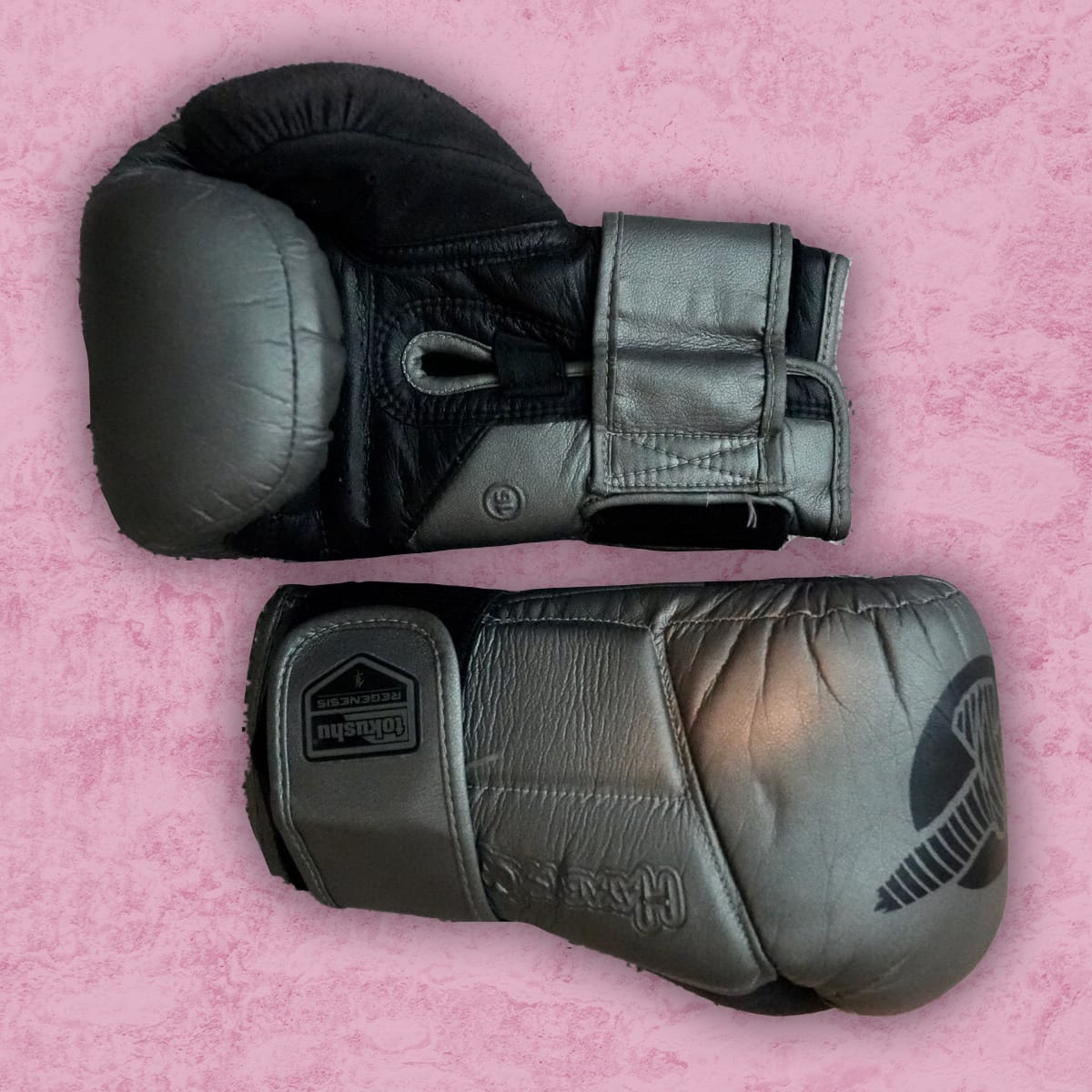 Michael Davis Worn and Signed Hayabusa Boxing Gloves