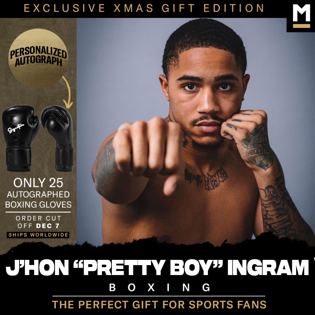 J'Hon Ingram Autographed Boxing Gloves