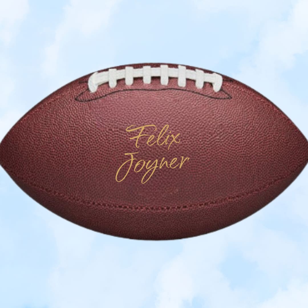Felix Joyner Autographed Football