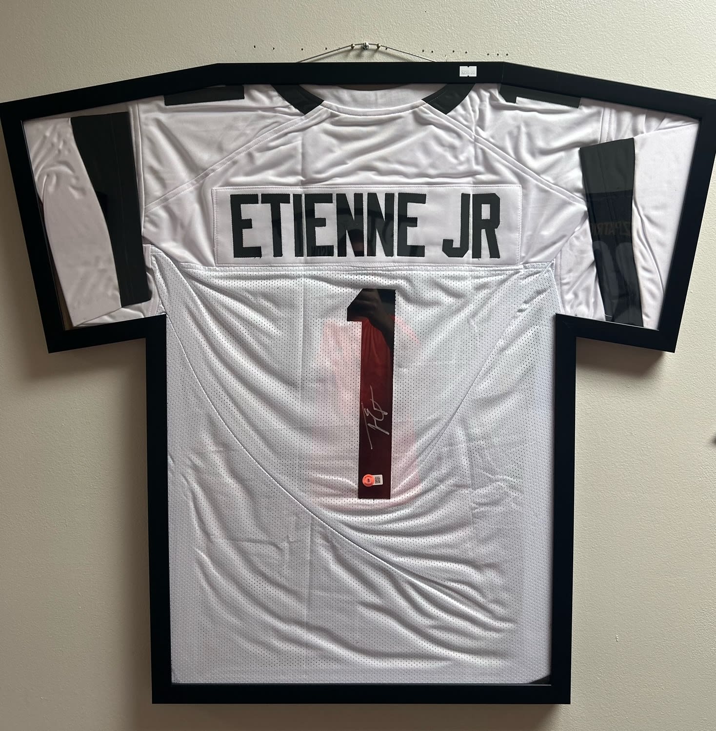 Jacksonville Jaguars Travis Etienne Jr Signed Jersey Framed